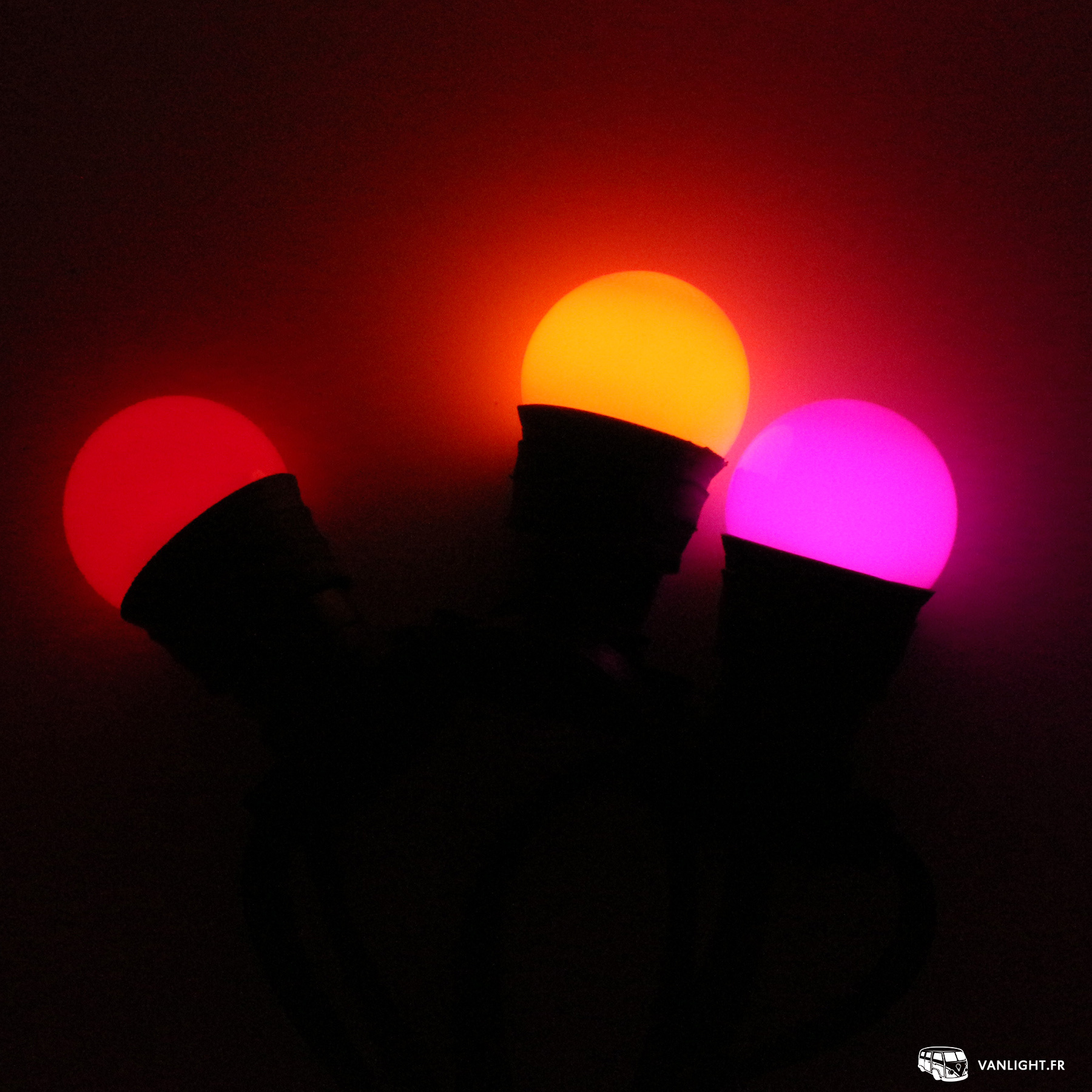 Location Guirlande Guinguette 10 mètres "ROUGE, ORANGE, VIOLET" rouge orange violet